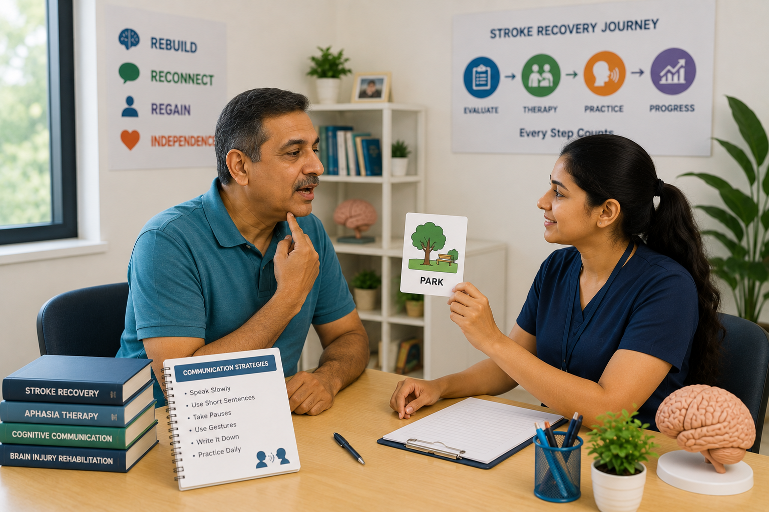 Indian doctor supporting a senior patient