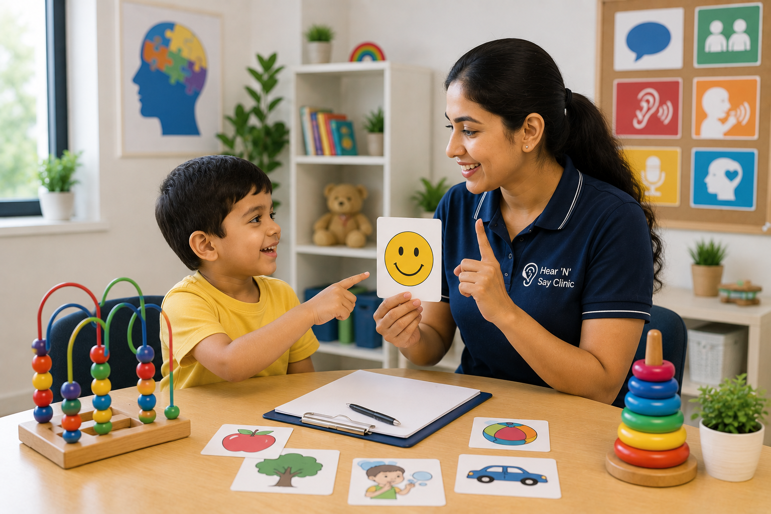 Indian healthcare specialist explaining personalised care