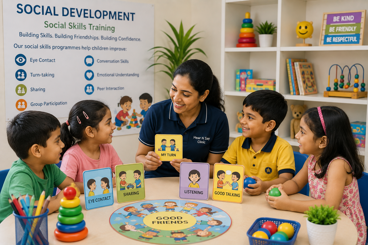 Children developing social skills