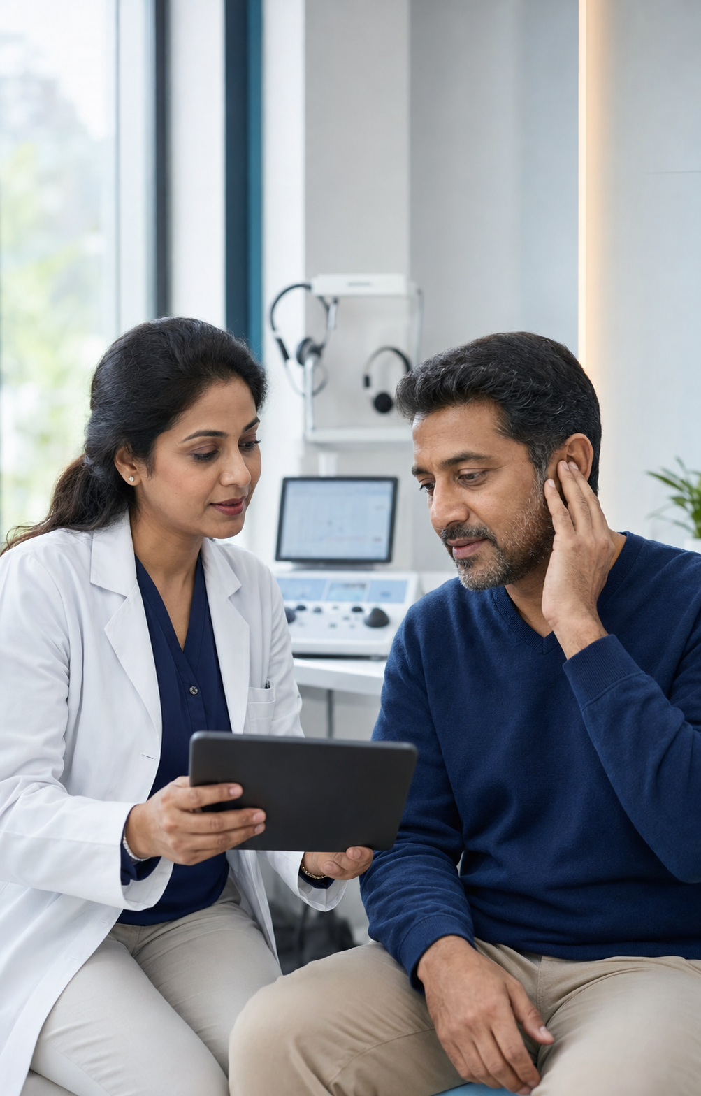 Specialist providing tinnitus assessment and care
